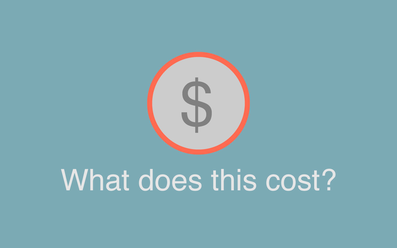 What does it cost concept image